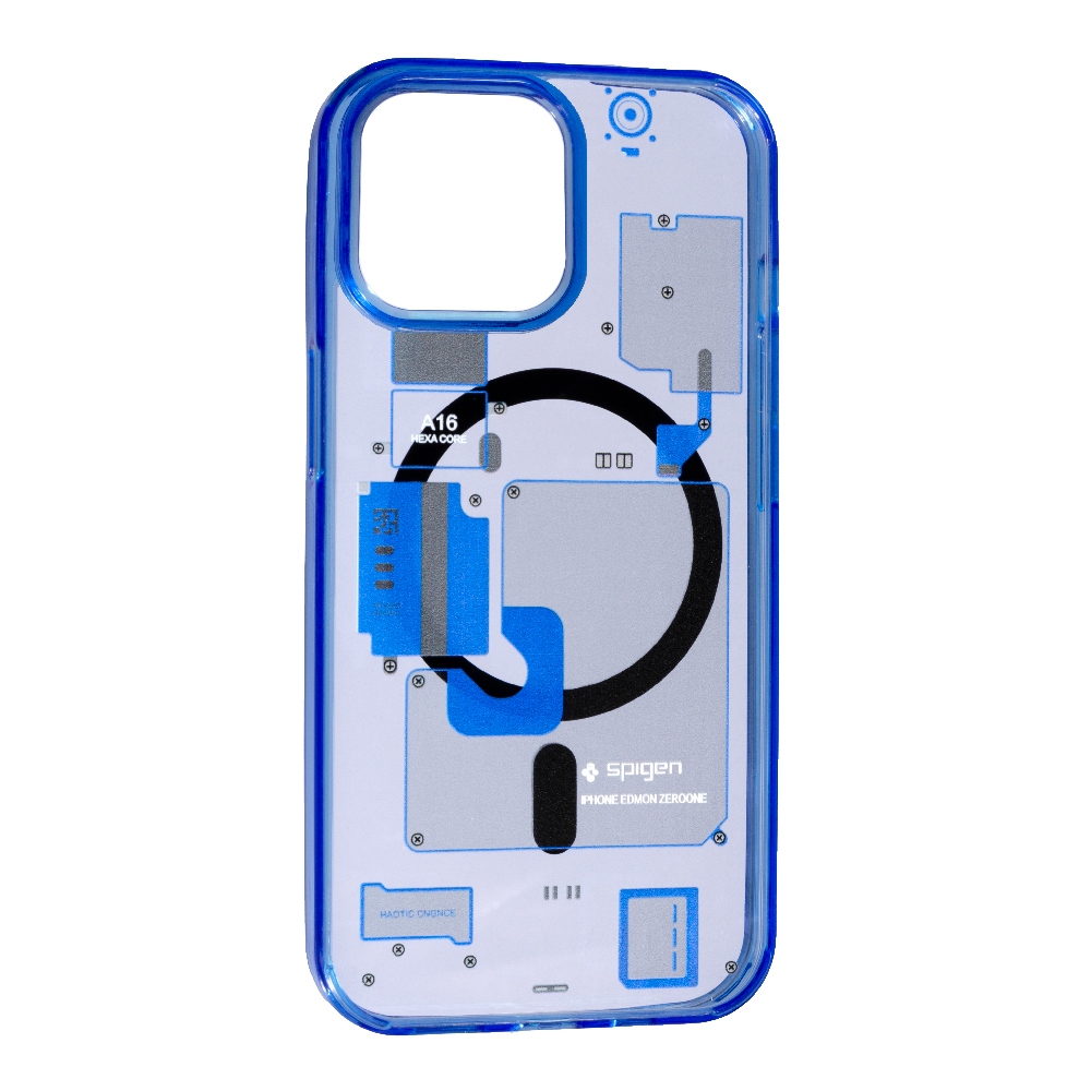 Накладка Spigen MagSafe Diagram Iphone 14   Blue