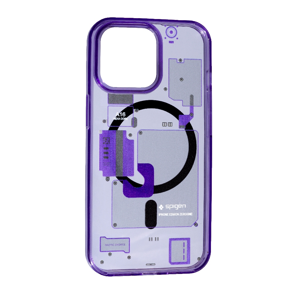 Накладка Spigen MagSafe Diagram Iphone 15  Pro   Violet