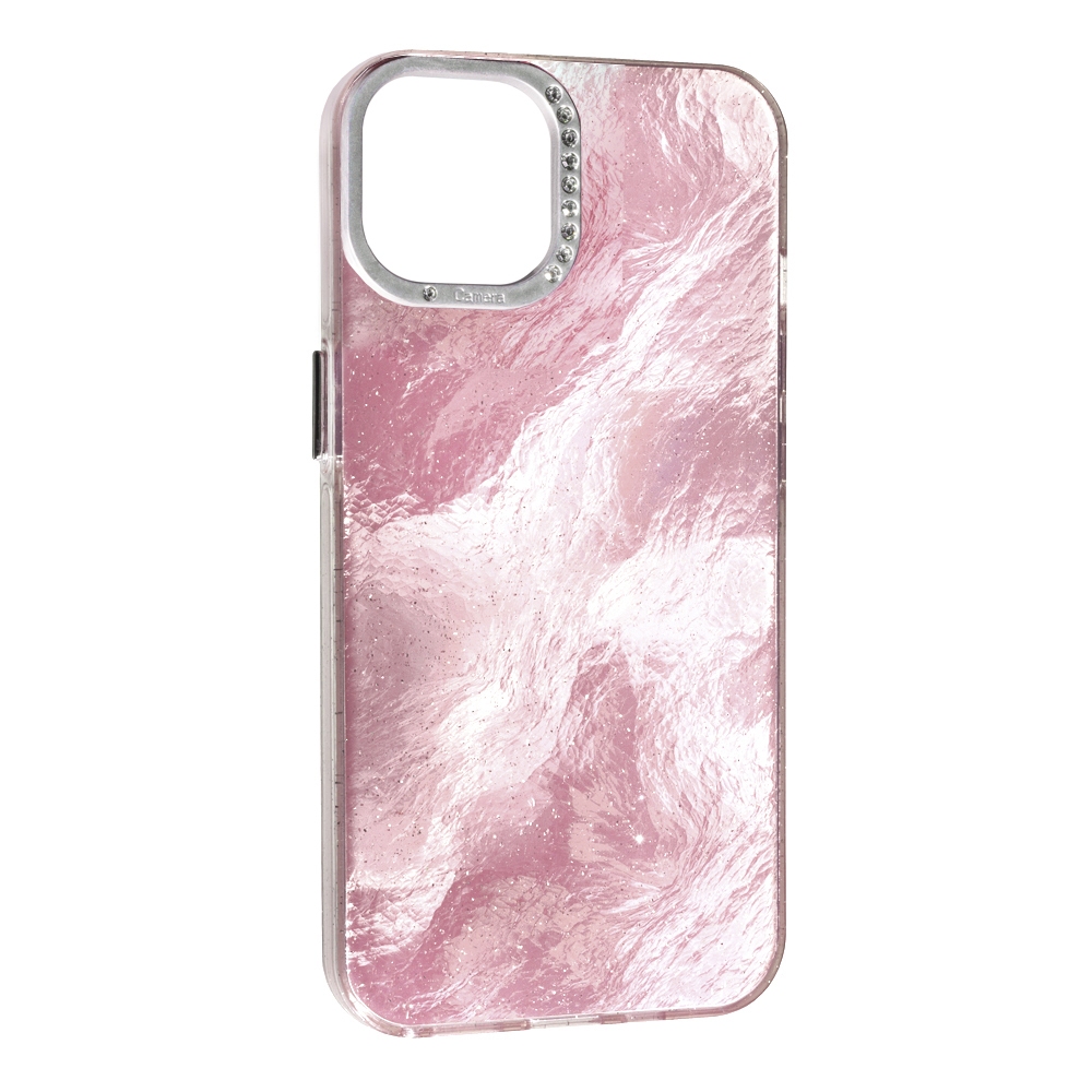 Накладка Marble Style New Iphone 14 , Pink