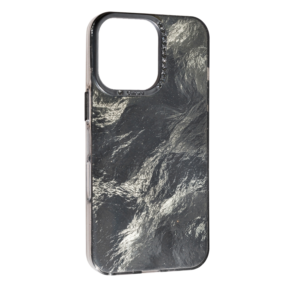 Накладка Marble Style New Iphone 15 Pro Max , Black