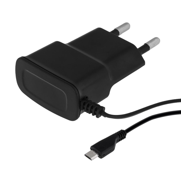 Сетевое Зарядное Устройство Power 7 Star Micro 1A (Черный)