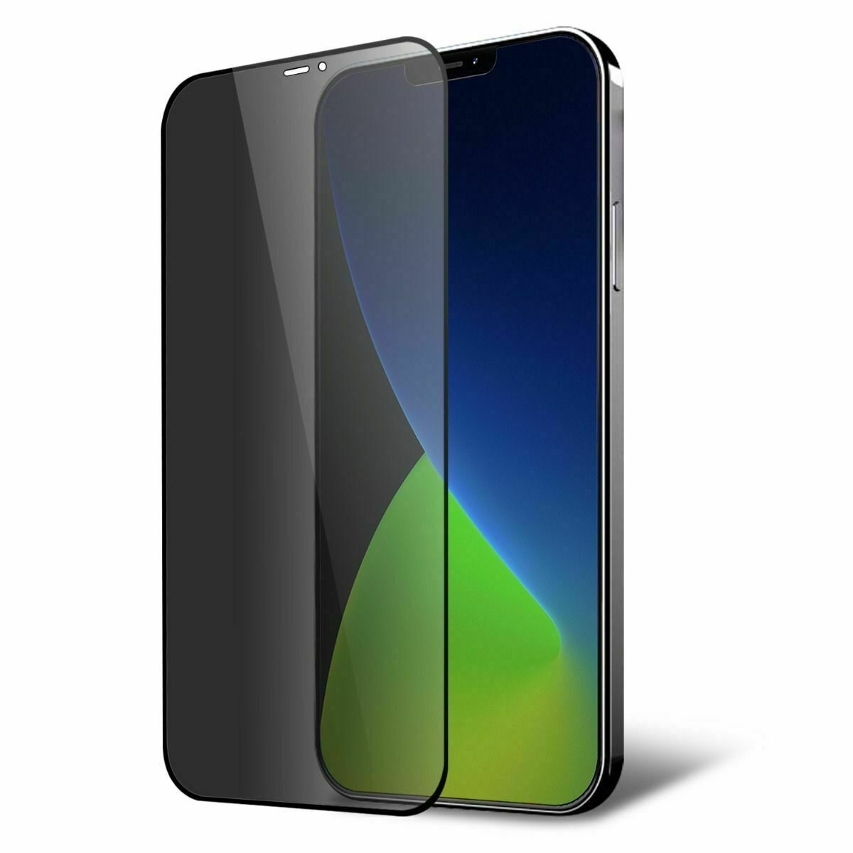 Защитное стекло PRIVACY GLASS (Анти-шпион) iPhone 14 Plus black тех.пак