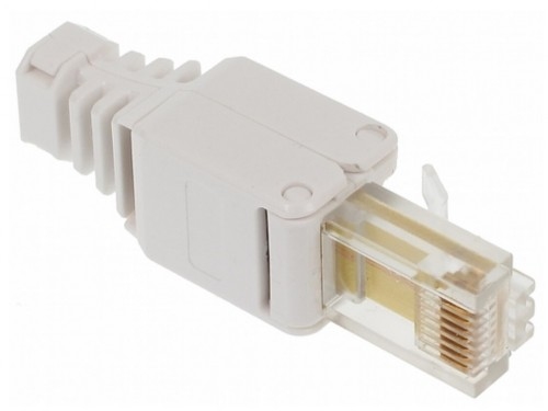 RJ45 Modular Plug, Cat.5E, Long Type, 30u' Gold plated, 100pcs/bag