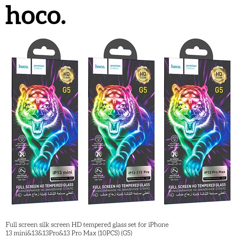 Hoco Full screen silk screen HD tempered glass set for Redmi note 9 (10PCS)(G5)