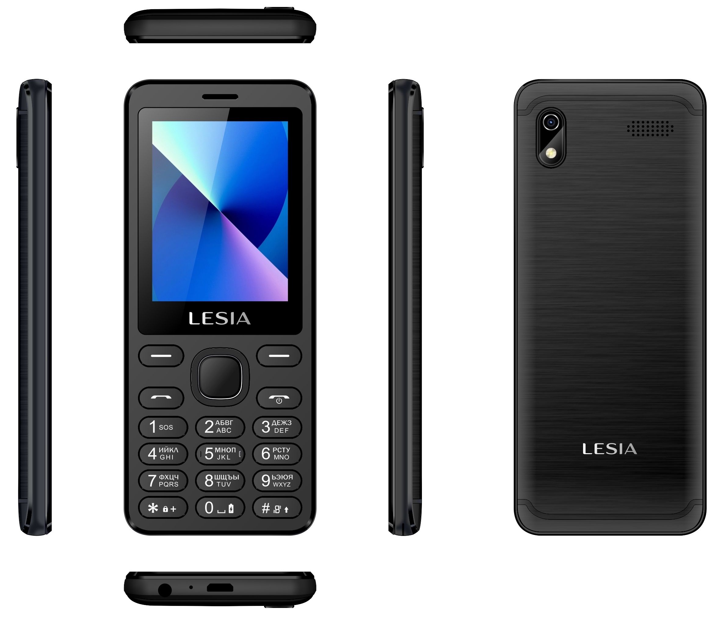 LESIA FEATURE PHONE L252 Black