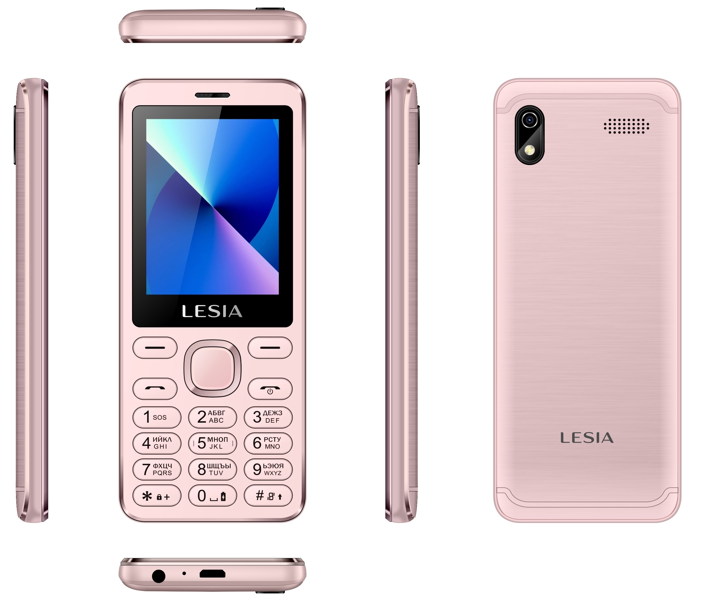 LESIA FEATURE PHONE L252 2G Pink
