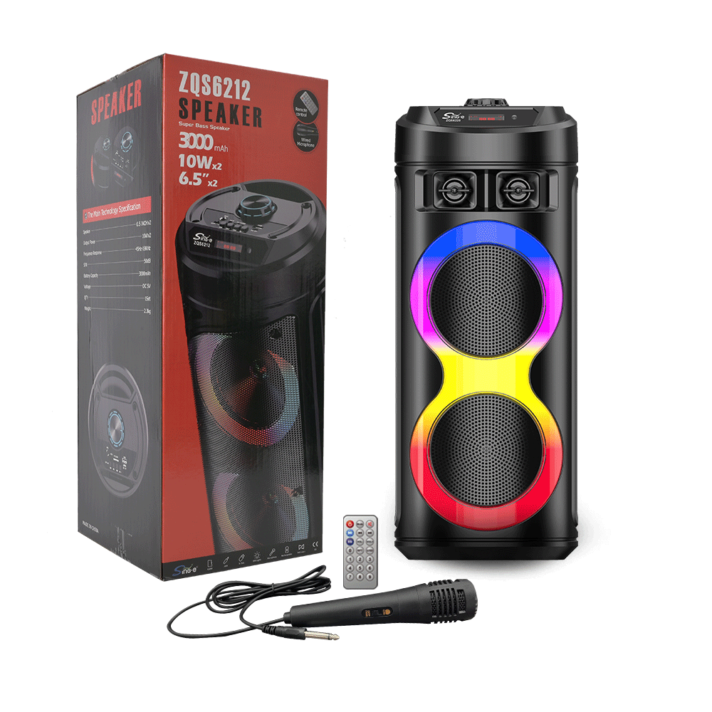 Sing-e ZQS6220 RGB Party Dual Speaker 25W Black