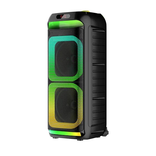 Sing-e ABS-8203 RGB Party Dual Speaker 8 inch 100W Black