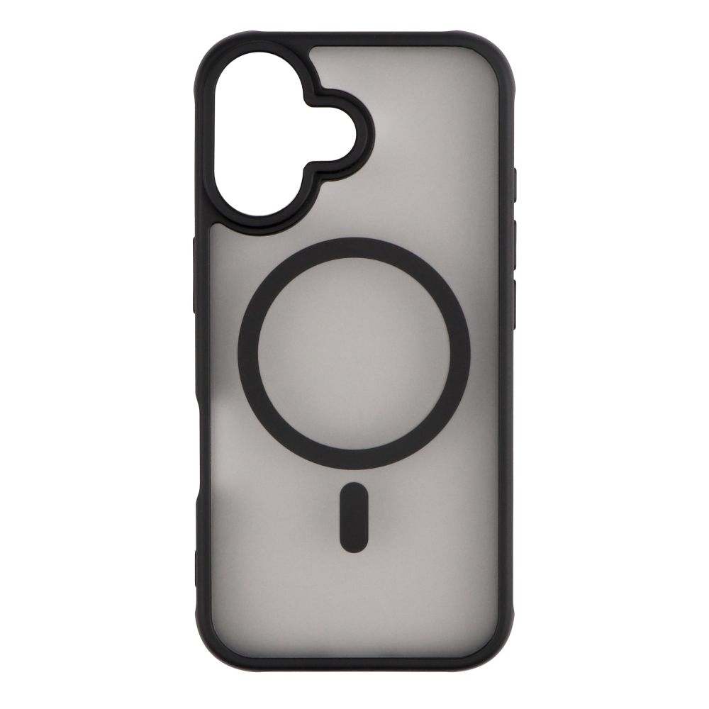 Чехол TPU+PC Anti Drop with MagSafe для iPhone 16 (Black)