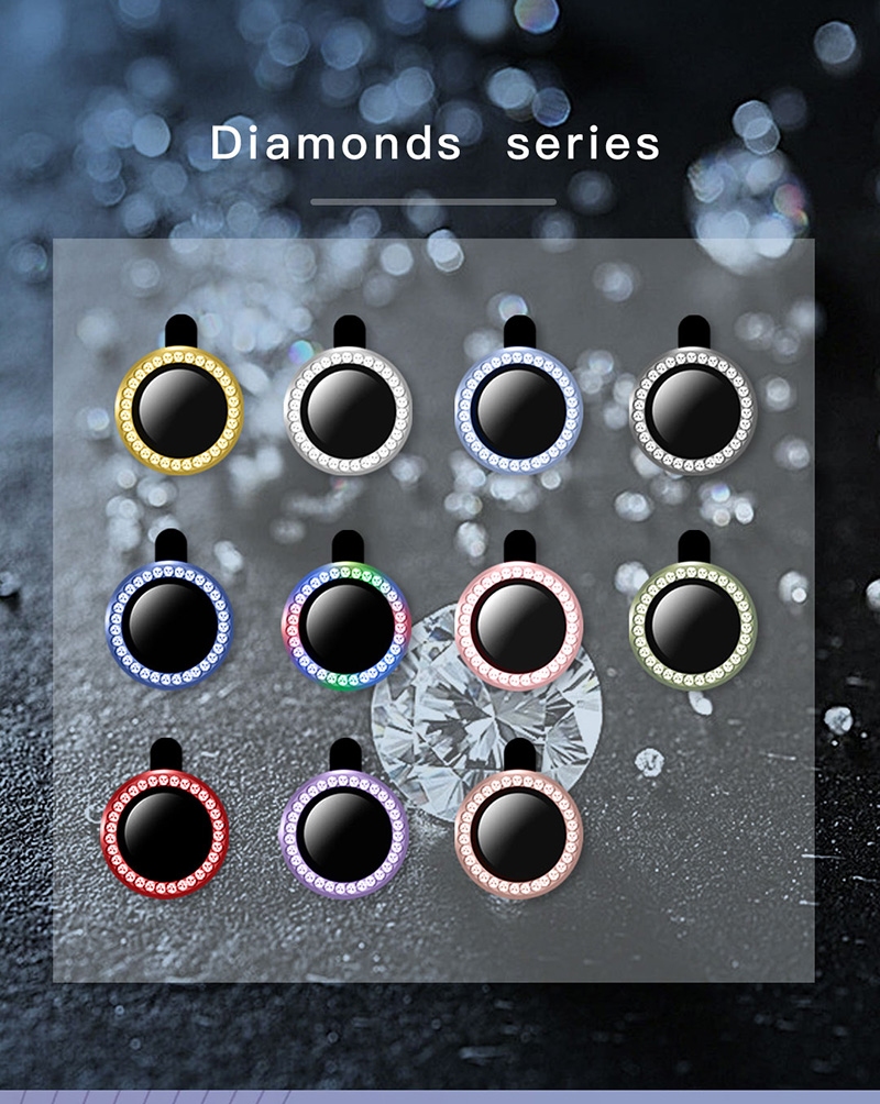 Mietubl camera lens DIAMOUND IPHONE 13 PRO/13 PRO MAX Silver
