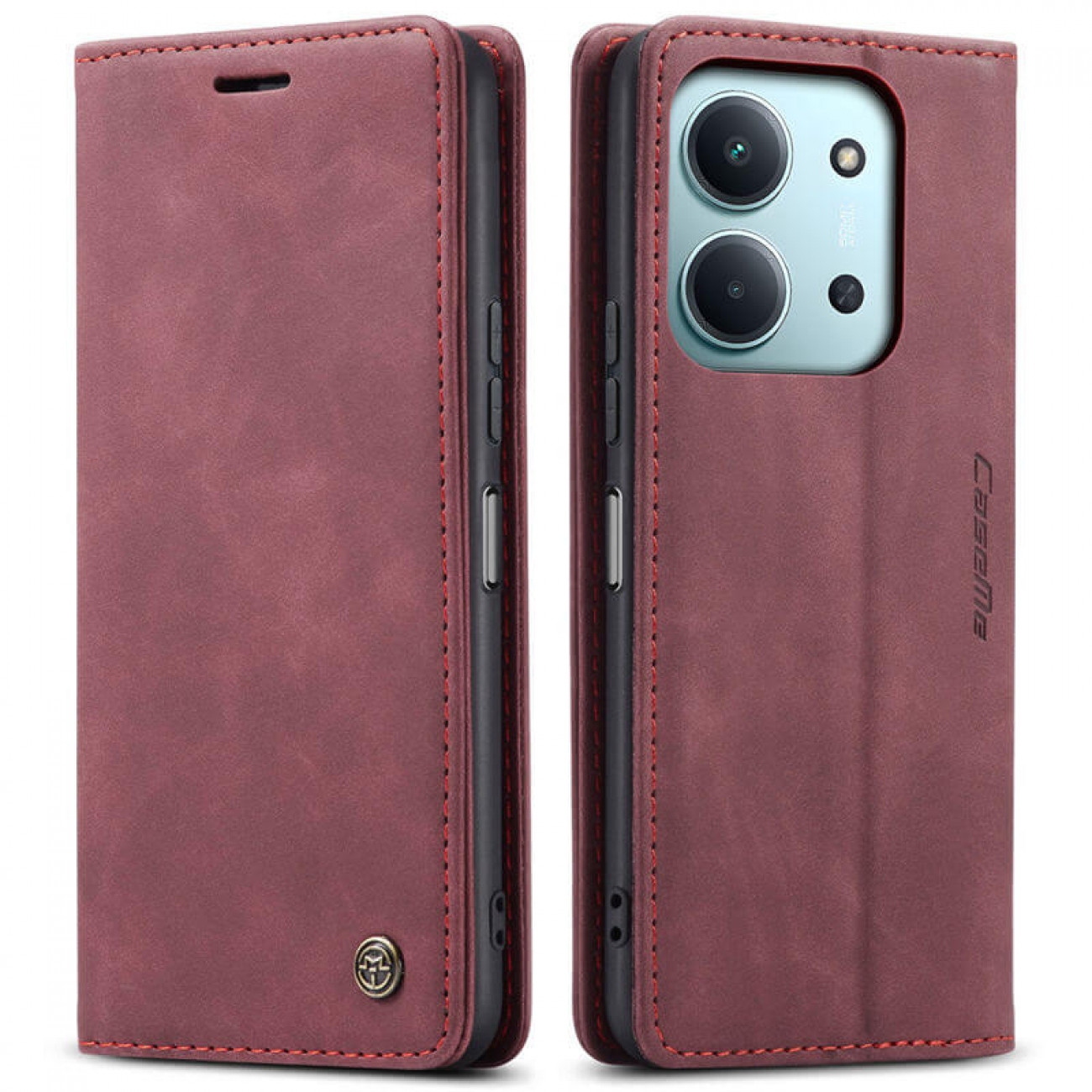 Carte CaseMe 013 Redmi 15C (Wine Red)