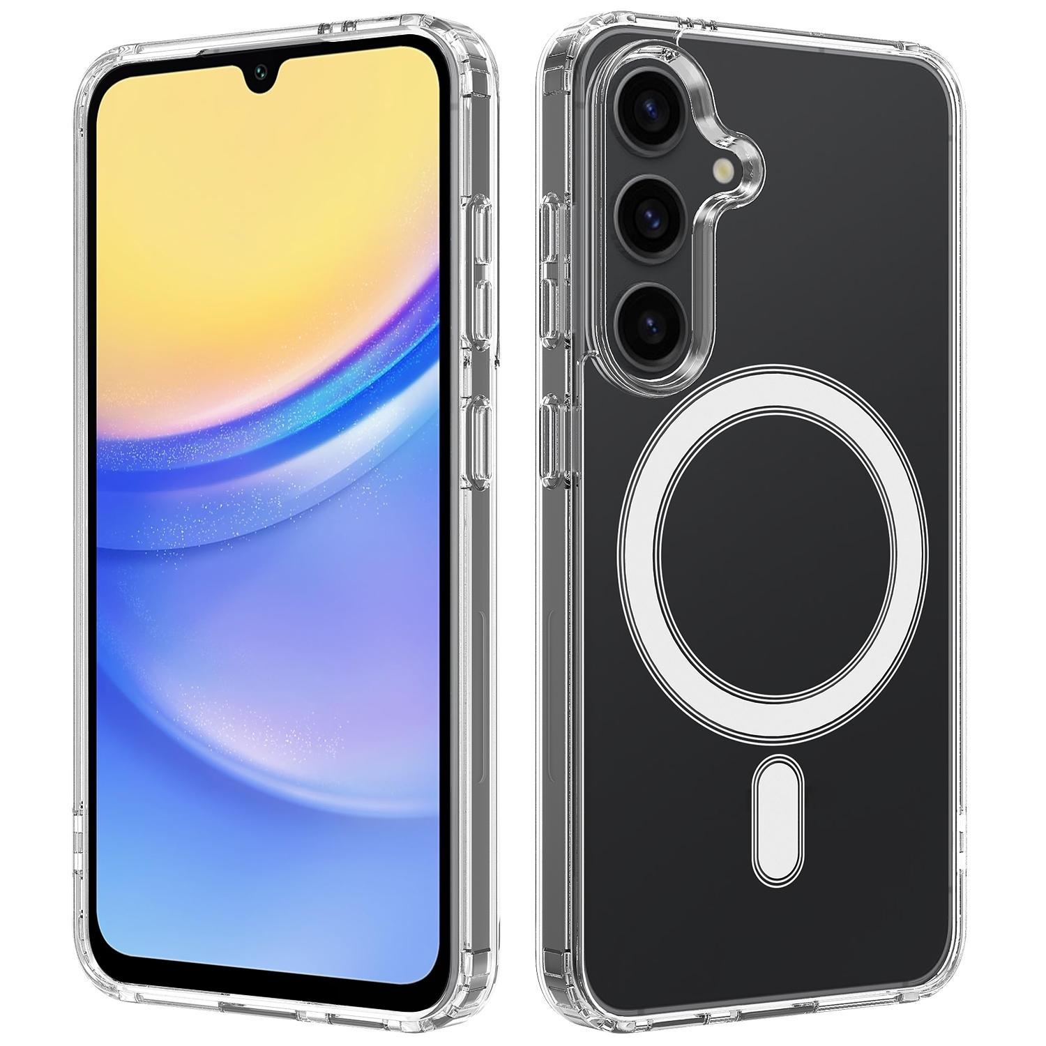 Samsung A15 MagSafe Acrylic TPU Clear Case