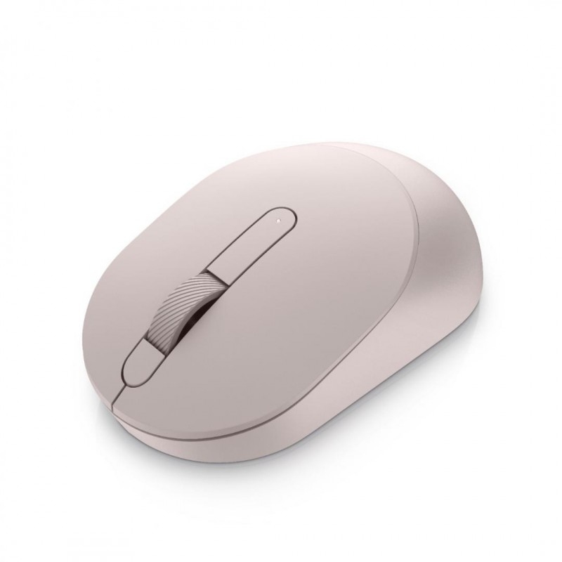 'Wireless Mouse Dell MS3320W, Optical, 1600dpi, 3 buttons, 2.4 GHz/BT, 1xAA, Ash PinkTip de conexiu