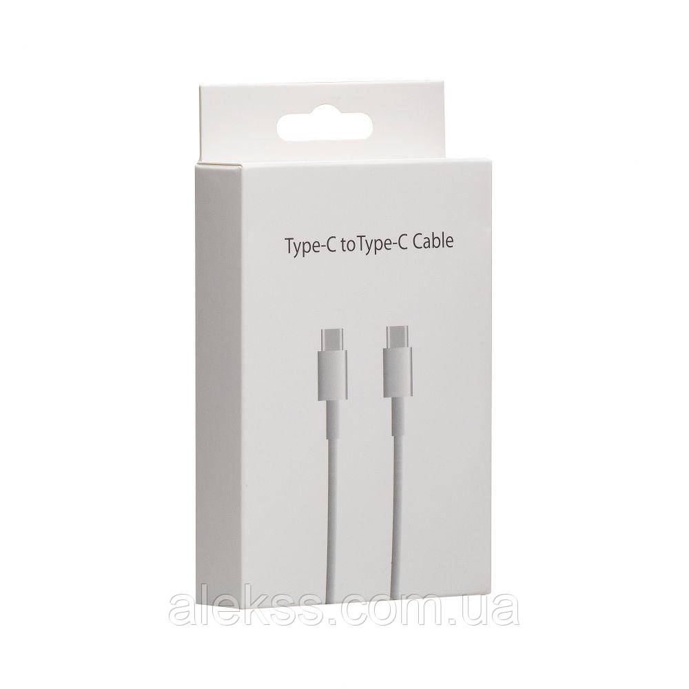 USB Foxconn Type-C to Type-C With Packing no Logo (Белый)
