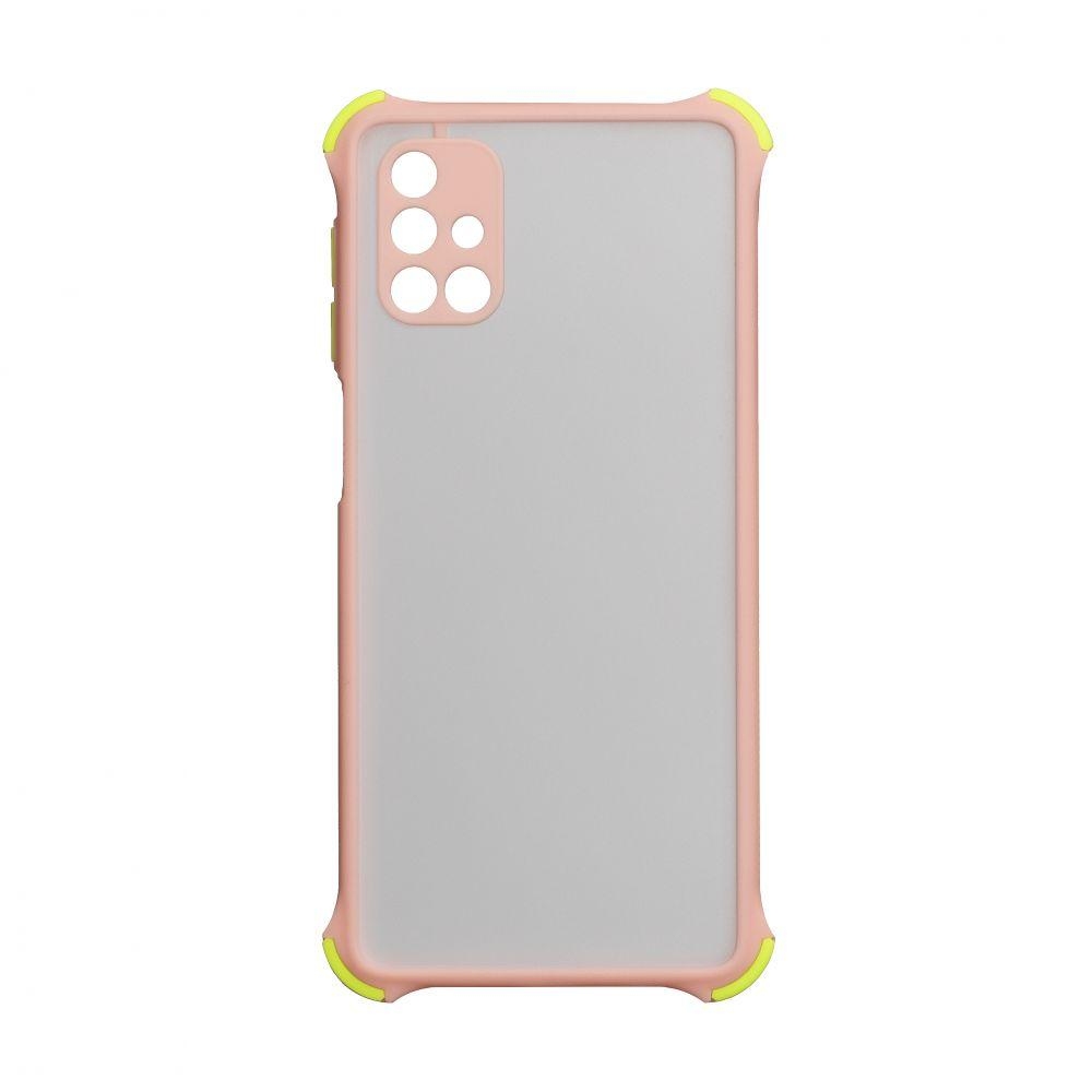 Чехол Armor Frame для Samsung M51 Eur Ver (Розовый)
