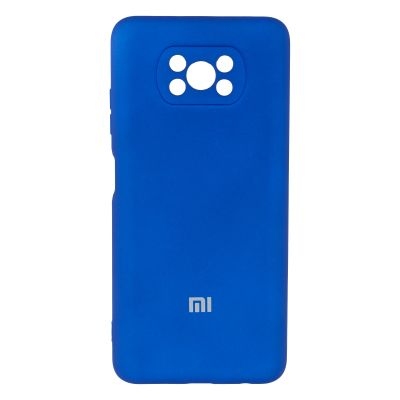 Чехол Full Case with frame для Xiaomi Poco X3 (44, Shiny blue)