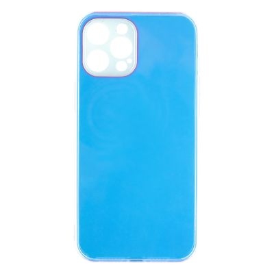Чехол Frame Clear Color для iPhone 12 Pro Max Copy (Blue )