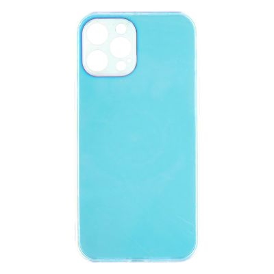Чехол Frame Clear Color для iPhone 12 Pro Max Copy (Light Green )