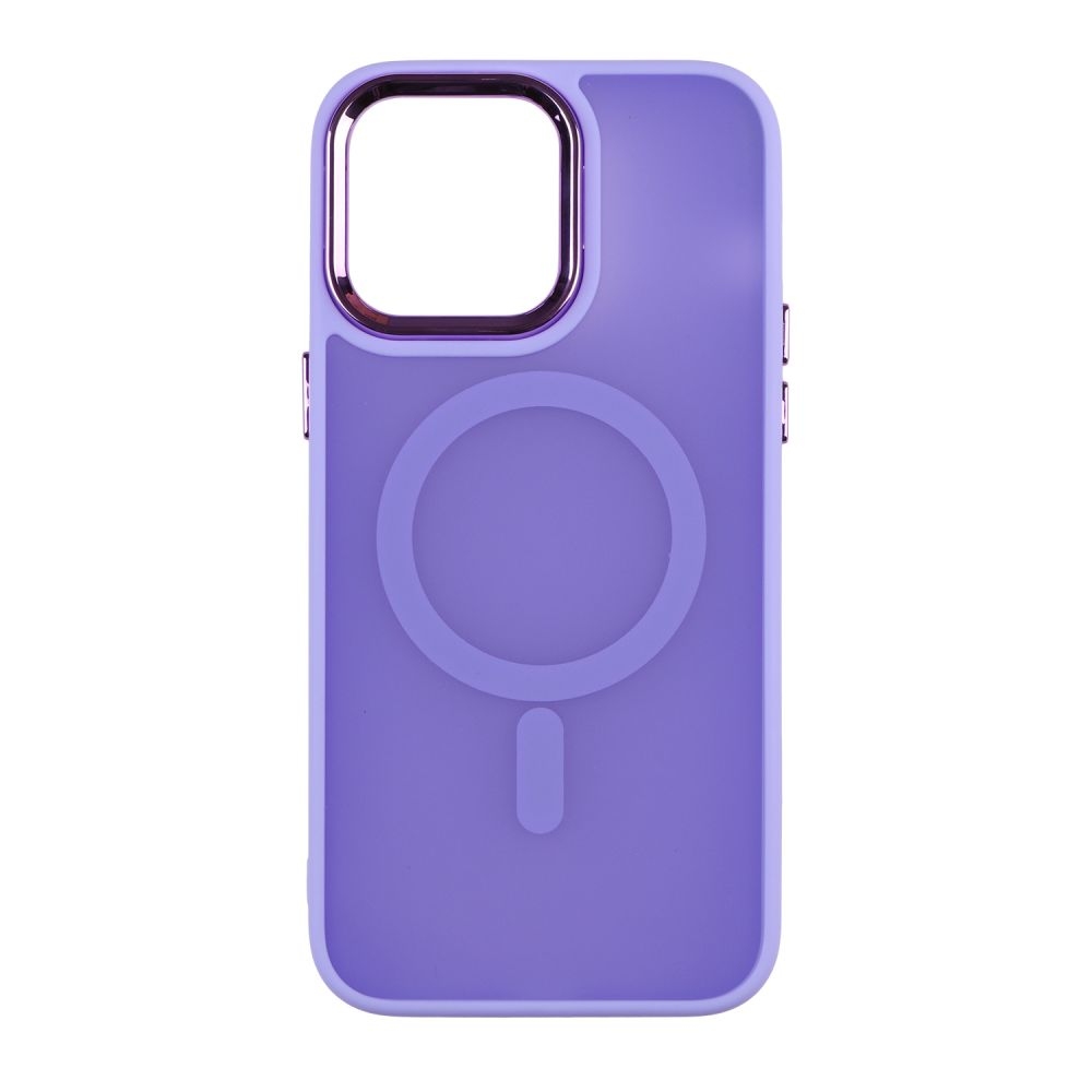 Чехол TPU+PC Space Magnetic Color with Magsafe для iPhone 14 Pro (Purple)