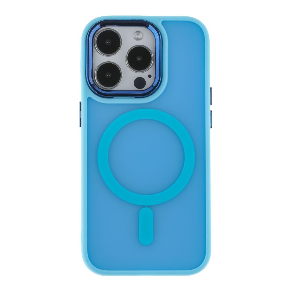 Чехол TPU+PC Space Magnetic Color with Magsafe для iPhone 13 (Blue)
