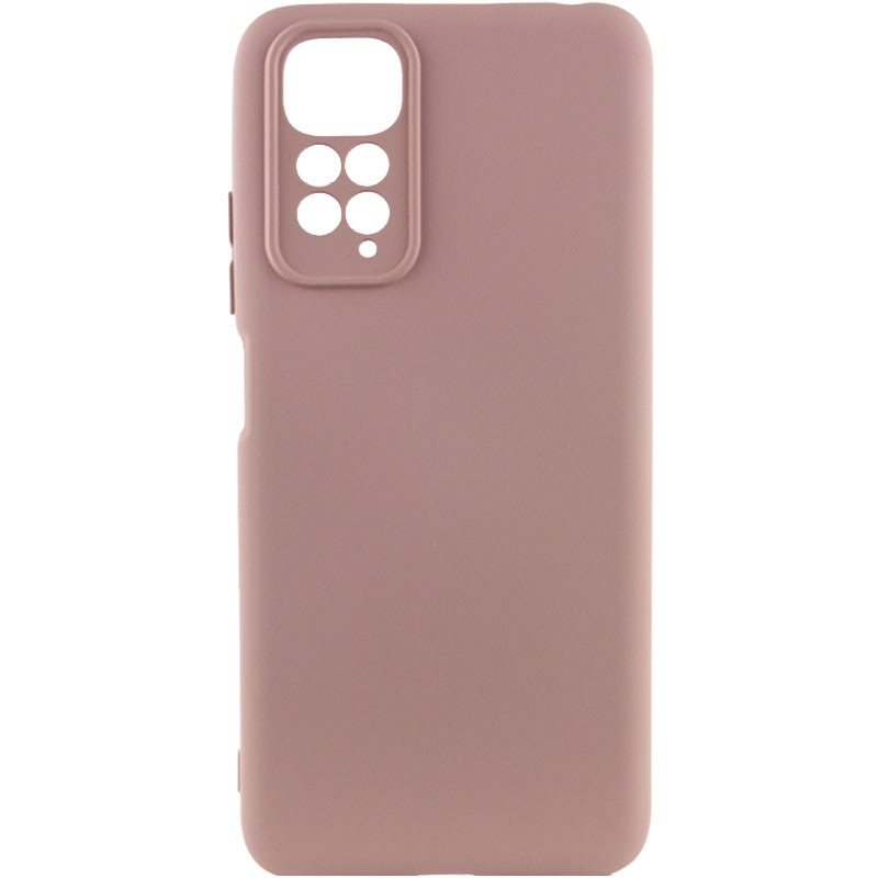 Чехол Silicone Cover Full Camera (A) для Xiaomi Redmi Note 11 (Global) / Note 11S (19.Pink Sand)
