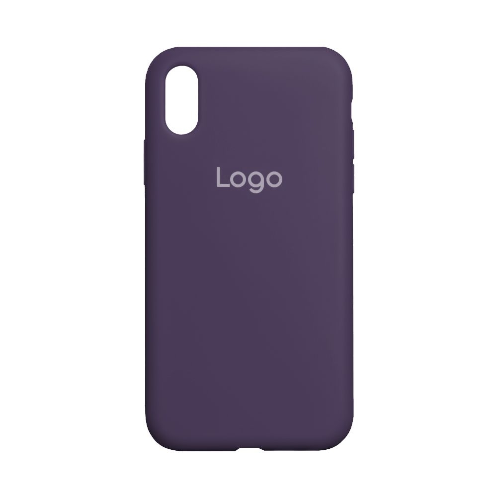 Чехол Silicone Case Full Size (AA) для iPhone X/Xs (78.Amethyst)