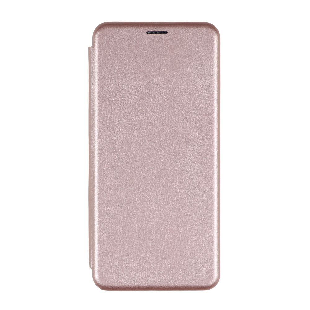 Чехол-книжка кожа для Xiaomi Redmi 12C (Rose Gold)
