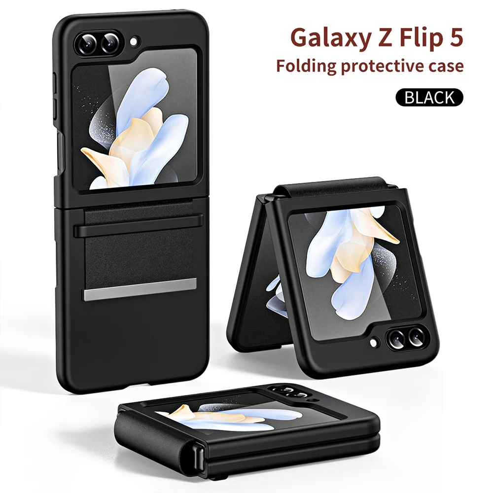 Чехол FlipShield PC+PU Samsung Flip 5 (F731) (Black)