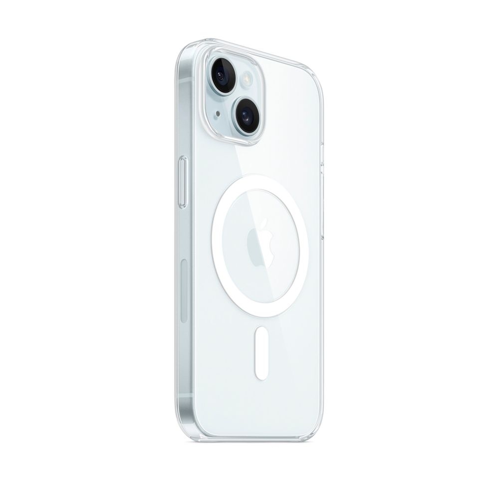 Чехол TPU Clear Case with Magsafe для iPhone 16 (Transparent)