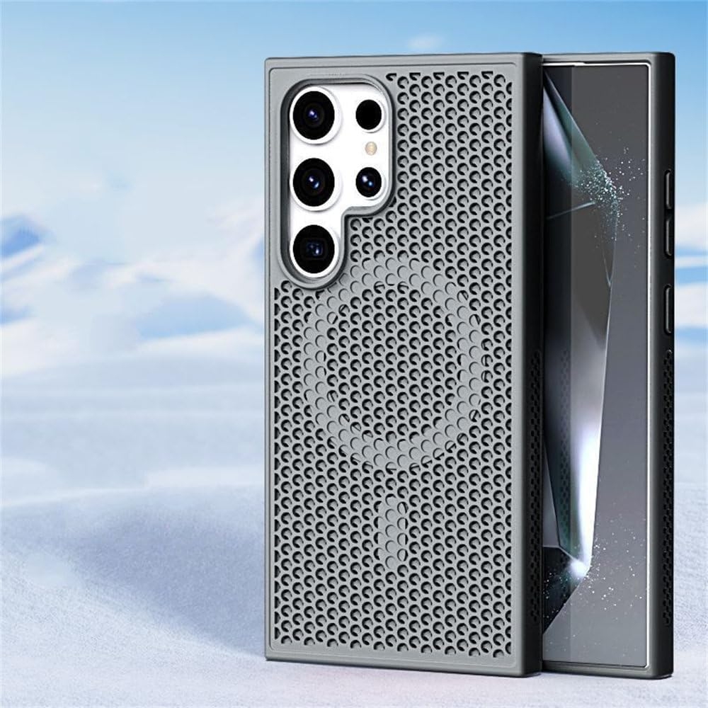 Чехол TPU+PC AeroCool with MagSafe для Samsung S24 5G (S921) (Grey)