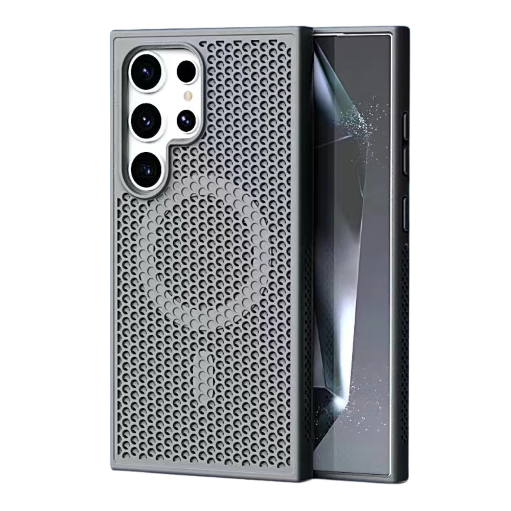 Чехол TPU+PC AeroCool with MagSafe для Samsung S23 Ultra 5G (S918) (Grey)