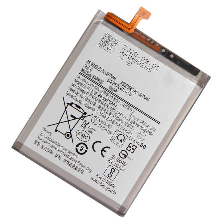 Аккумулятор для Samsung Galaxy Note 10 Lite / EB-BN770ABY (AAAA no LOGO)