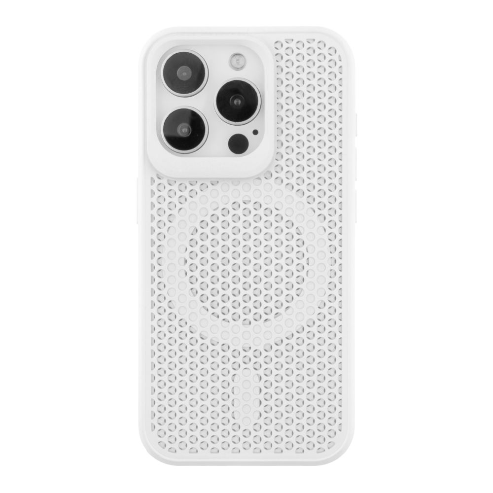 Чехол TPU+PC AeroCool with MagSafe для iPhone 16 (White)
