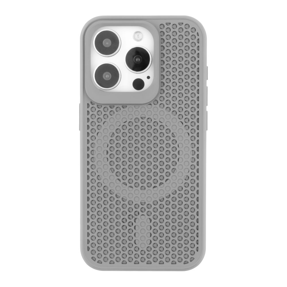 Чехол TPU+PC AeroCool with MagSafe для iPhone 16 (Grey)