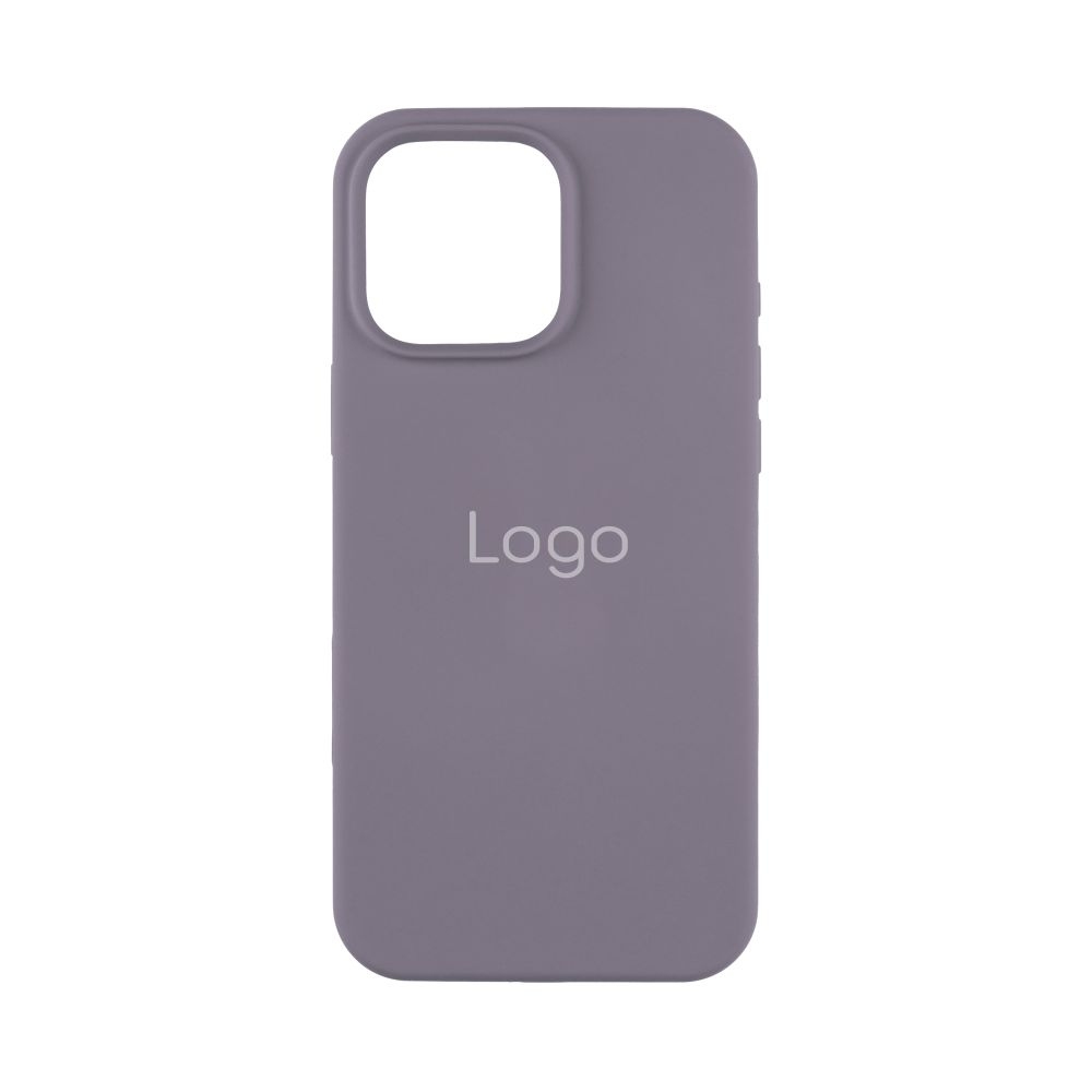 Чехол Silicone Case Full Size (AA) для iPhone 17 Pro Max (28.Lavender Grey)
