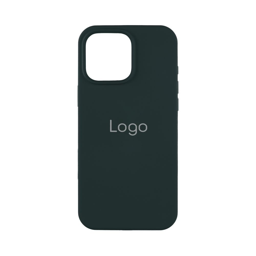 Чехол Silicone Case Full Size (AA) для iPhone 17 Pro Max (54.Atrovirens)