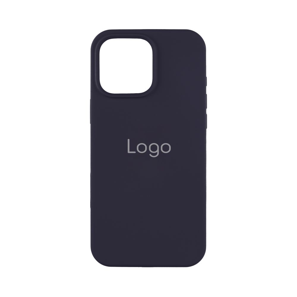 Чехол Silicone Case Full Size (AA) для iPhone 17 Pro Max (08.Dark Blue)