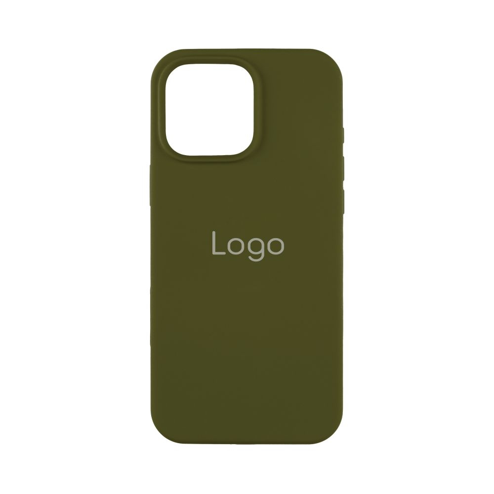 Чехол Silicone Case Full Size (AA) для iPhone 17 Pro Max (45.Army Green)