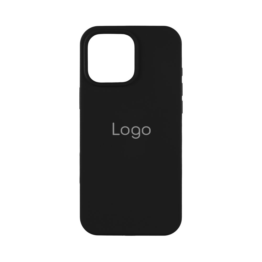 Чехол Silicone Case Full Size (AA) для iPhone 17 Pro Max (18.Black)