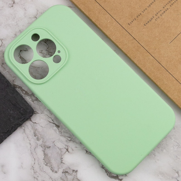 Чехол Silicone Case Copy Apple iPhone 14 Pro Square (Spearmint, 25)