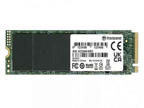 '.M.2 NVMe SSD 500GB Transcend 115S [PCIe 3.0 x4, R/W:3200/2000MB/s, 250/170K IOPS, 200TBW,3DTLC]