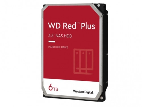 3.5' HDD  6.0TB -SATA-256MB Western Digital 'Red Plus (WD60EFPX)', NAS, CMRCapacitate memorie:  6 T