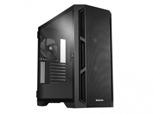'Case EATX Chieftec APEX AIR, w/o PSU, 3x140mm PWM, 2xUSB3.0, 1xUSB-С, 0.6mm, Tempered Glass, Mesh f
