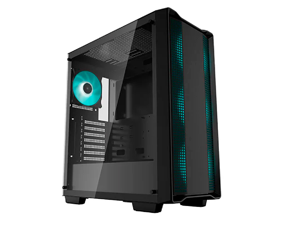 Case ATX Deepcool CC560 v2, w/o PSU, 4x120mm LED fans, USB3.0, USB2.0, Mesh Front, Tempered Glass