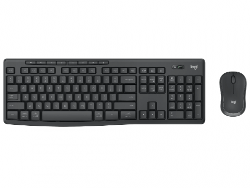 Wireless Keyboard & Mouse Logitech MK370, Media keys, Silent, Spill-resistant, 5M, 1000dpi