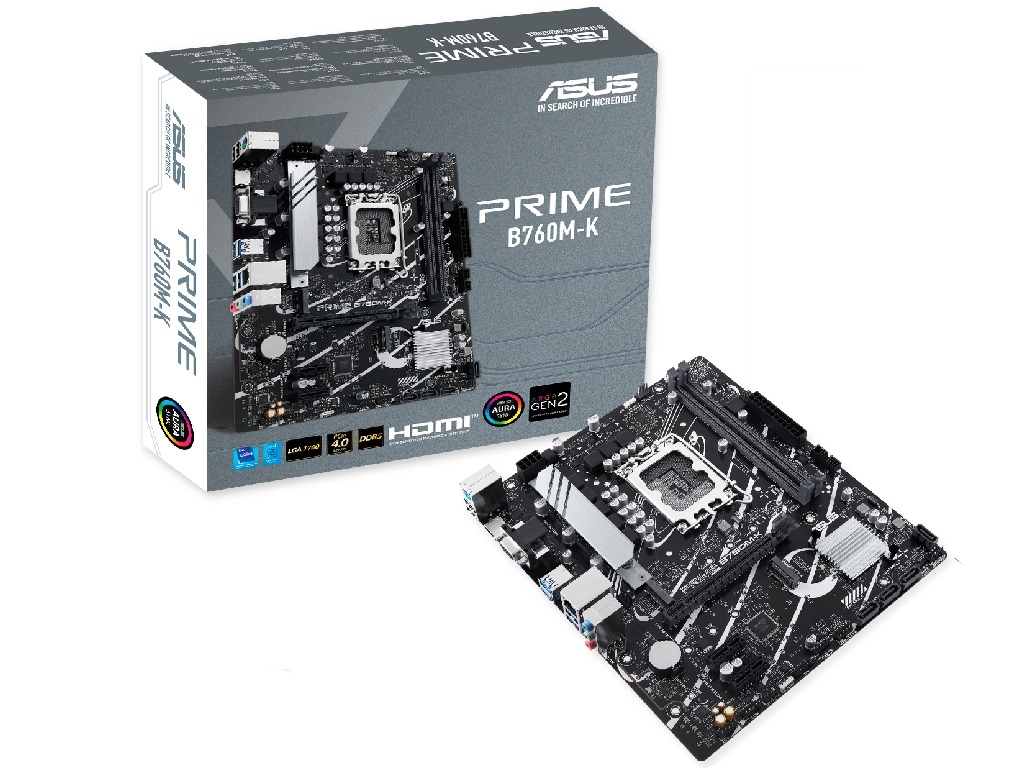 MB S1700 Asus PRIME B760M-K  mATXFactor de forma a placii de baza:  Micro-ATX Socket:  LGA1700 Ch