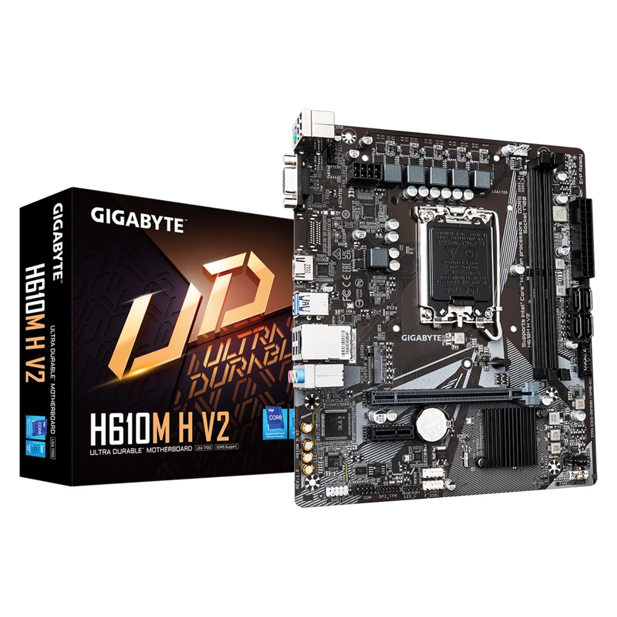 MB S1700 Gigabyte H610M H V2 mATXFactor de forma a placii de baza:  Micro-ATX Socket:  LGA1700 Ch