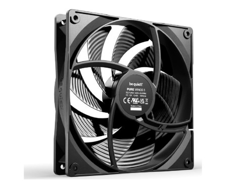 PC Case Fan be quiet! Pure Wings 3 High-speed, 140x140x25 mm, <30.5db, 72.2 CFM, 1800RPM, 9 blades