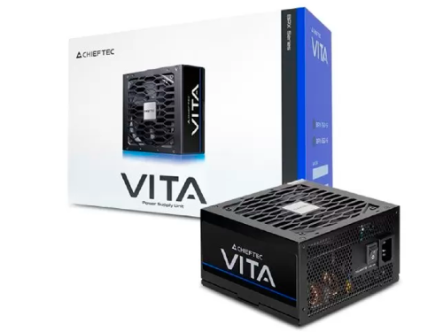 Power Supply ATX 750W Chieftec VITA BPX-750-S, 80+ Bronze, 120mm, Active PFC, DC/DC, Long black flat