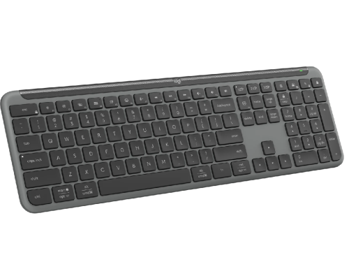 Wireless Keyboard Logitech K950, Ultra thin, Quiet Typing, F-keys, Smart Actions, Flow